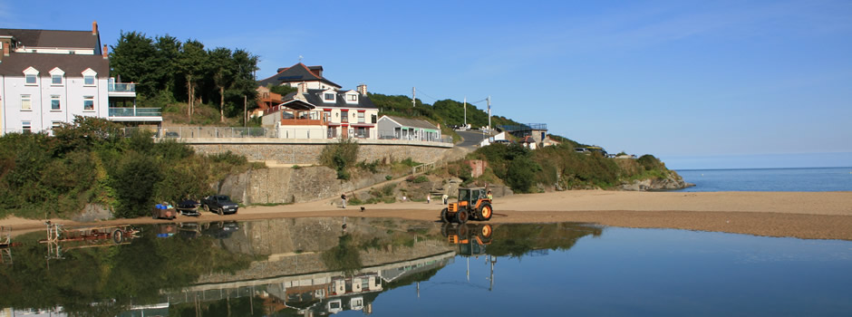 View towards our holiday apartments